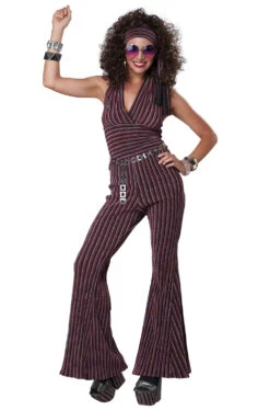 70's Halter Pant Set Adult Costume