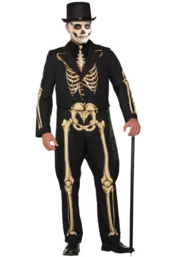 Skeleton Formal Adult Costume (X-Large)